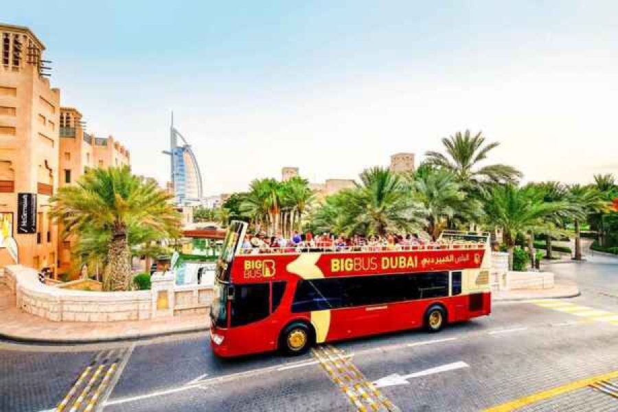 Dubai 3-Day Hop-On Hop-Off Bus Tour and Dubai Aquaventure