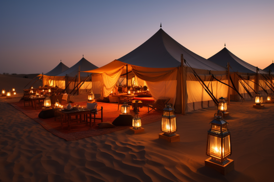 Overnight Abu Dhabi Desert Safari, Camels, Dinner & Stargazing