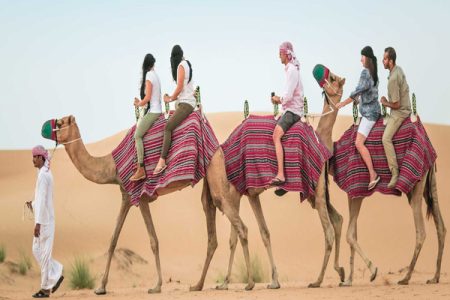 Dubai: Desert Safari, Dune Bashing, Camel Ride & Al Khayma Camp