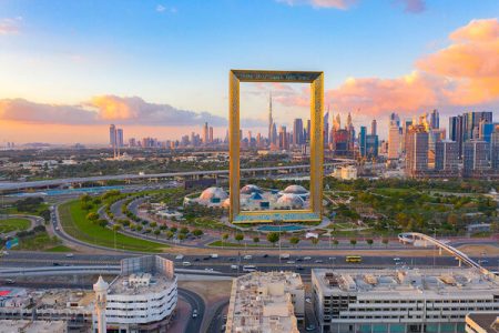Dubai Frame view-attractions-UAE-United-Arab-Emirates